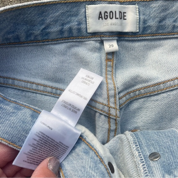 Agolde High Rise Jeans Size 29 - 90’s Pinch - Picture 5 of 8